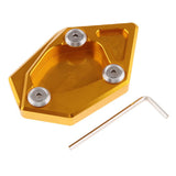 Maxbell Motorcycle kick Stand Pad Enlarger for Yamaha SMAX 250 300 400 Gold