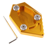 Maxbell Motorcycle kick Stand Pad Enlarger for Yamaha SMAX 250 300 400 Gold