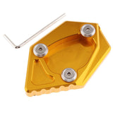 Maxbell Motorcycle kick Stand Pad Enlarger for Yamaha SMAX 250 300 400 Gold