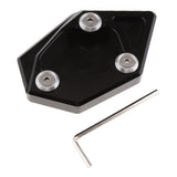 Maxbell Motorcycle kick Stand Pad Enlarger for Yamaha SMAX 250 300 400 Black