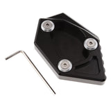 Maxbell Motorcycle kick Stand Pad Enlarger for Yamaha SMAX 250 300 400 Black