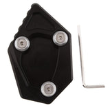 Maxbell Motorcycle kick Stand Pad Enlarger for Yamaha SMAX 250 300 400 Black