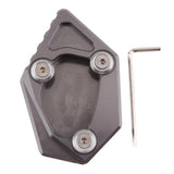 Maxbell Motorcycle kick Stand Pad Enlarger for Yamaha SMAX 250 300 400 Titanium
