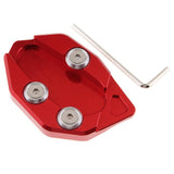 Maxbell Kickstand Side Stand Extension Pad for Yamaha T-MAX530 2008-2014 Red