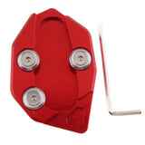 Maxbell Kickstand Side Stand Extension Pad for Yamaha T-MAX530 2008-2014 Red