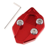 Maxbell Kickstand Side Stand Extension Pad for Yamaha T-MAX530 2008-2014 Red