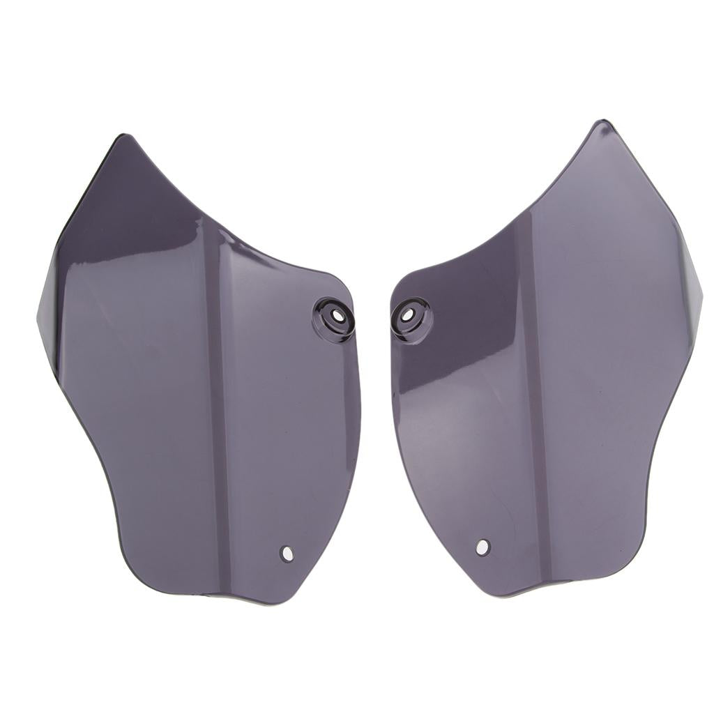 Maxbell 2pcs Motorcycle Air Heat Deflector Reflective Saddle Shields for Harley