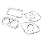 Max 4x Motorcycle Gauge Speedometer Trim Covers for Harley Tour Glide Models