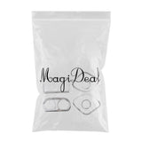Max 4x Motorcycle Gauge Speedometer Trim Covers for Harley Tour Glide Models