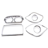 Max 4x Motorcycle Gauge Speedometer Trim Covers for Harley Tour Glide Models