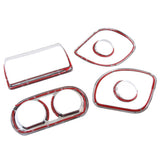 Max 4x Motorcycle Gauge Speedometer Trim Covers for Harley Tour Glide Models