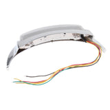 Max Rear Fender Edge Led Taillight Rear Brake Lamp for Harley Street Glide Clear