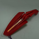Maxbell Hand Guards Handguards With Led light Universal Suitable for Motorcycle Red