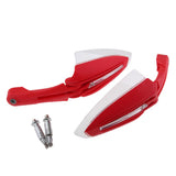 Maxbell Hand Guards Handguards With Led light Universal Suitable for Motorcycle Red