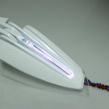 Maxbell Hand Guards Handguards With Led light Universal Suitable for Motorcycle White