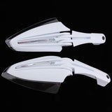 Maxbell Hand Guards Handguards With Led light Universal Suitable for Motorcycle White