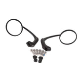 Maxbell Universal Side Rear View Race Mirrors for Motorcycle Motorbike Scooters Black