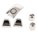 Maxbell 13pcs Chrome Motorcycle Handlebar Switch Caps  for Harley 2014-2017