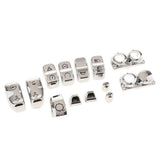 Maxbell 13pcs Chrome Motorcycle Handlebar Switch Caps  for Harley 2014-2017
