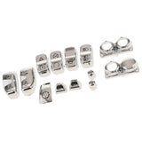 Maxbell 13pcs Chrome Motorcycle Handlebar Switch Caps  for Harley 2014-2017