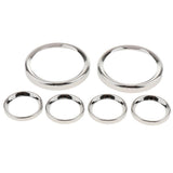Maxbell Speedometer Bezel Covers Set for Harley Electra Street Ultra Classic Trike Models 1996-2013 / Touring FLHX FLHT FLH 1986-2013