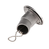 Maxbell Boat Deck Fill/Filler Keyless Cap 1-1/2" (38mm) 316 Stainless Steel Water