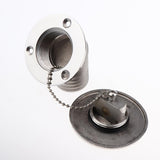Maxbell Boat Deck Fill/Filler Keyless Cap 1-1/2" (38mm) 316 Stainless Steel Water