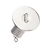 Maxbell Boat Deck Fill/Filler Keyless Cap 1-1/2" (38mm) 316 Stainless Steel Water