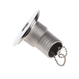 Maxbell Boat Deck Fill/Filler Keyless Cap 1-1/2" (38mm) 316 Stainless Steel Water