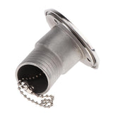 Maxbell Boat Deck Fill/Filler Keyless Cap 1-1/2" (38mm) 316 Stainless Steel Waste