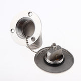 Maxbell Boat Deck Fill/Filler Keyless Cap 1-1/2" (38mm) 316 Stainless Steel Waste