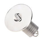 Maxbell Boat Deck Fill/Filler Keyless Cap 1-1/2" (38mm) 316 Stainless Steel Waste