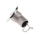 Maxbell Boat Deck Fill/Filler Keyless Cap 1-1/2" (38mm) 316 Stainless Steel Diesel