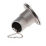 Maxbell Boat Deck Fill/Filler Keyless Cap 1-1/2" (38mm) 316 Stainless Steel Diesel