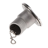 Maxbell Boat Deck Fill/Filler Keyless Cap 1-1/2" (38mm) 316 Stainless Steel Gas