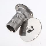 Maxbell Boat Deck Fill/Filler Keyless Cap 1-1/2 (38mm) 316 Stainless Steel Water