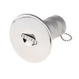 Maxbell Boat Deck Fill/Filler Keyless Cap 1-1/2 (38mm) 316 Stainless Steel Water