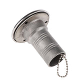 Maxbell Boat Deck Fill/Filler Keyless Cap 1-1/2 (38mm) 316 Stainless Steel Gas
