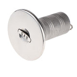 Maxbell Boat Deck Fill/Filler Keyless Cap 1-1/2 (38mm) 316 Stainless Steel Gas