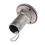 Maxbell Boat Deck Fill/Filler Keyless Cap 1-1/2 (38mm) 316 Stainless Steel Gas