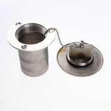 Maxbell Boat Deck Fill/Filler Keyless Cap -2 inch (50mm) 316 Stainless Steel Water