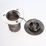 Maxbell Boat Deck Fill/Filler Keyless Cap -2 inch (50mm) 316 Stainless Steel Diesel