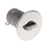 Maxbell Boat Deck Fill/Filler Keyless Cap -2 inch (50mm) 316 Stainless Steel Diesel