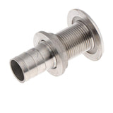 Maxbell Boat Thru Hull Fitting / Drain Hose Barb Marine 316 Stainless Steel 19mm