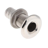 Maxbell Boat Thru Hull Fitting / Drain Hose Barb Marine 316 Stainless Steel 19mm