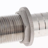 Maxbell Boat Thru Hull Fitting / Drain Hose Barb Marine 316 Stainless Steel 25mm
