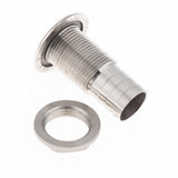 Maxbell Boat Thru Hull Fitting / Drain Hose Barb Marine 316 Stainless Steel 25mm