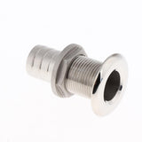Maxbell Boat Thru Hull Fitting / Drain Hose Barb Marine 316 Stainless Steel 25mm