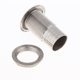 Maxbell Boat Thru Hull Fitting / Drain Hose Barb Marine 316 Stainless Steel 32mm