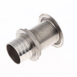 Maxbell Boat Thru Hull Fitting / Drain Hose Barb Marine 316 Stainless Steel 32mm